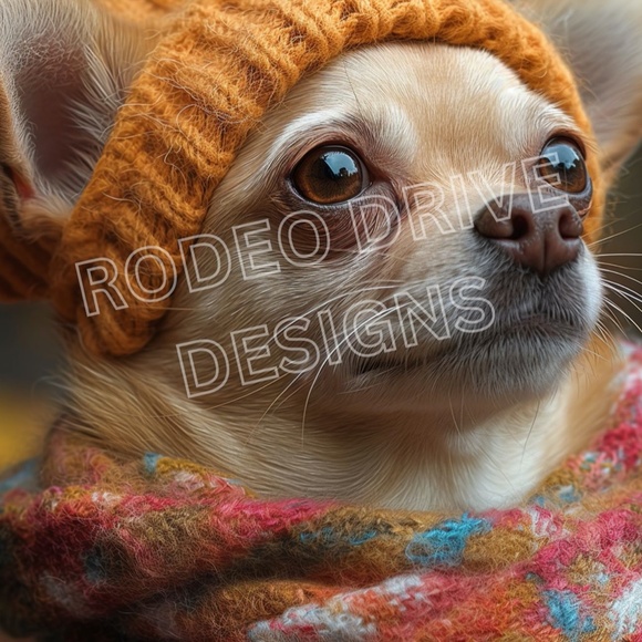 FASHIONABLE CHIHUAHUA WALL ART 11X17 PRINT POSTER GIFT FOR CHIHUAHUA LOVERS - Picture 2 of 2